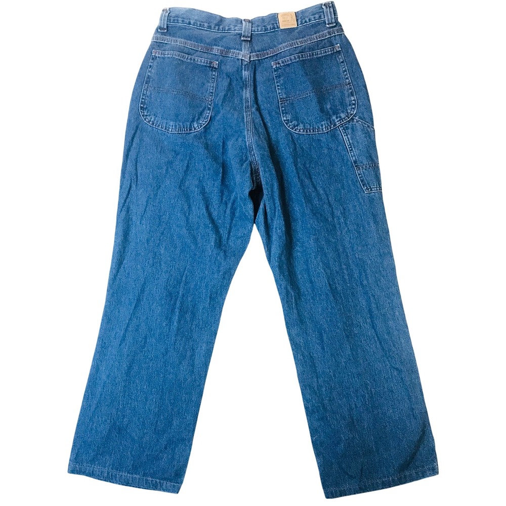 Vintage 90s Riders Jeans Womens 28x27 High Rise‎ Straight Blue Denim Paper Patch